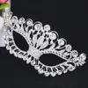 Luxe diamant Rhinestone Party Mask Masquerade Party Decoration Crown Alloy Mask
