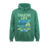 Hoodies masculino moletons Theatre nerd ator engraçado teatro musical thespian pulôver capuz homens elegante fitness aptidão