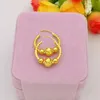 Hoop Huggie Fashion Pure Gold Color Маленькие серьги для женщин 24K заполнен 16 -миллиметровой кружок с мячом Jewelryhoop Huggiehoop Kirs22