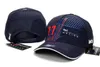 2022 Новая F1 Sports Racing Hat Nunbwr 11 для Sergio Perez Cap Fashion Baseball Street Man Женщина Каскатт Регулируемые подходящие шляпы № 33 11 23