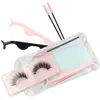 3D Lash Color Eyelashes Package Box with Eyelash Curler and Small Brush Thick Natural Make Up Wholesale Lashes Extensions Kit