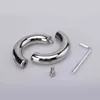 Nxy Cockrings Stainless Steel Men s Penis Rings Ball Stretcher Heavy Lock Semen Cock Ring Delay Ejaculation Erotic Products Sex Toys for Men 220505