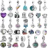 nuovo popolare 925 sterling silver charm camera unicorno perline fai da te per originale braccialetto di fascino collana pandora donna accessori moda gioielli