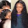 レースウィッグフロントウィッグレミー女性のための人間の髪波波透明閉鎖フリーパート12-30インチ自然色のモーグルヘアラセラセラス