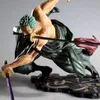 أنيمي رقم Roronoa Zoro تمثال PVC Action Model Toys Gift 10cm 220531