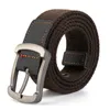Cintura di tela Cintura tattica da esterno Unisex di alta qualità Pin a maglia Pin Cinture per studenti per studenti Jeans maschile Casual Cinturini Casuals Ceintures Accessori