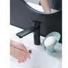 Seifenschalen Kreativer Saugerhalter Blattform Box Drain Punch- Badezimmer Dusche Schwamm Ablagefach SuppliesSoap248B