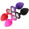 S/L S/L Silicone Butt Plugs Anal Plugs Unisexy Sexy Stopper 3 Tamanho diferente Brinquedos adultos para homens/mulheres treinador para casais SM