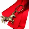 Keychains qianbei cavaleiro animal keychain keyring clássico pingente de bolsa de bolsa criativa Jóias criativas homens homens grátis ENEK22