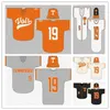 Uchen37 Men College Baseball Tennessee Voluntee Jersey Liam Spence Jake Rucker Drew Gilbert Pete Derkay Luc Lipcius Max Ferguson Evan Russell