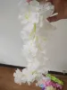 24 renk 34cm zarif yapay çiçek partisi wisteria çiçekler asma ev bahçe duvar asılı diy rattan centerpiece xmas düğün dekorasyon fonu sxaug115