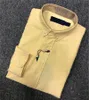 Elbise gömlekler erkek tasarımcı iş gömleği moda sıradan gömlek erkekler ince fit şerit bayan küçük at adam t katı renk212c