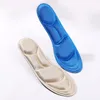 Semelles intérieures en mousse à mémoire 4D Traitement des pieds Respirant Absorption de la sueur Sport Absorption des chocs Décontracté Pied plat Arc Massage Éponge Semelle intérieure