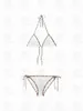 Lato Damskie Designers Swimsuits Bikinis Zestaw Multicolors Time Beach Bathing Garnitury Stroje kąpielowe Gotowy do wysyłki Sexi Bikini 22SS