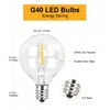 25FT Led stringa di luci fata stringa di nozze LED Globe Festoon lampadina led fata stringa di luce all'aperto festa giardino ghirlanda 220408