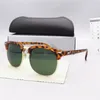 Merk designer Gepolariseerde Brillen Luxe Zonnebril Mannen Vrouwen Pilot Zonnebril UV400 Bril Sunnies Metalen Frame Polaroid Lens Met Box Case