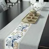 1PCS Chinese Dinning Luxury Coffe Table Runner Decoration Flag Cerimônia Zen Tea Cloth Art Vintage Têxtil 220615