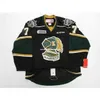 Nik1 TKACHUK MATTHEW Pas cher personnalisé LONDON KNIGHTS OHL THIRD CCM JERSEY point ajouter n'importe quel nombre n'importe quel nom Mens Hockey Jersey XS-6XL