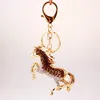 Keychains-Crystal-Crystal Running Horse Chain Fashion Jewelry para mujeres Bag Girl CAR PISTIVO JEYCHINGKEYCHOINKINS