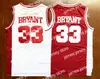 Nuova nave dagli Stati Uniti # Merion inferiore 33 Bryant Jersey College Men Basket Basket Basket Basket S-3XL di dimensioni S-3XL