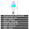 Wifi Smart Light Bulb E14 Candle Lamp RGB 5W 7W 9W Tuya Smart Life APP Voice Control