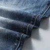 Été hommes Stretch jean court mode décontracté coupe ajustée haute qualité élastique Denim Shorts hommes marque vêtements 220714