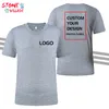 T-shirt de marque de design de mode Couleur unie Col rond Vêtements pour hommes Personnalisé Original Impression Football T-shirt décontracté pour les femmes 220722