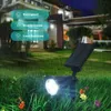 Luci solari da giardino Faretti solari regolabili impermeabili per esterni Luce da parete per paesaggio per cortile/giardino/percorso/piscina/portico