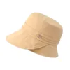 Berets Fashion Women Sun Hats Female Protection Basin Hat Lady Summer Travel Foldable Bucket Small Eaves Fisherman CapsBerets