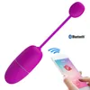 Novo aplicativo Bluetooth Remote Control Vibrator Egg Pretty Love G Spot Kegel Balls Vagina Clitoris Estimulaator Toys sexy para mulheres.