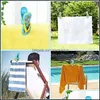 Clothing Wardrobe Storage 4 Pack Beach Towel Clips Plastic Cute Slippers Sunbed Pegs Large Sized Laundry Pegs For Holiday Beach Drop D