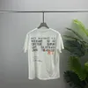 Hip Hop Muscle Fit Orlo arrotondato Cotone bianco Stampa personalizzata Logo T-shirt da uomo Casual Quantità Trend Oversize S WW87W64