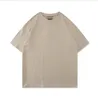 21sss Designer Tide camisetas letra de tórax laminada impressão curta de manga curta High Street Loose de tamanho casual camiseta 100% pura algodão para homens e mulheres 01