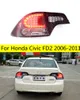 Biltillbehör LED-lampor för Honda Civic LED-bakljus 2006-2011 FD2 Bakre dimma Running Lamp Reverse Turn Signal