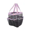 Sacs de plage de baignade Sac de bain de bain Travel Wash Gargle Rangement Sacs de rangement à sec Multi-fonction 8 poches Panier portable Organisateur imprimé B8182