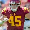 SJ98 USC Trojans Fotbollsstygn Jersey Anpassad något namn nummer 6 Michael Pittman Jr. 51 Marlon Tuipulotu 10 John Houston Jr. Devon Williams