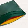 Luxurys plånböcker designer korthållare män kvinnor plånbok äkta berömd läderväska med låda grossist gy toppkvalitetshållare mynt 6 kortplatser nyckelficka interiör