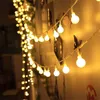 Fairy String Lights Solar Light Outdoor 8 Modes 100LED Vattentäta Globe Starry Strängar för jul Bedroom Garden Yard Wedding