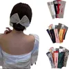 Maruko Tête Paresseux Plaque Magique Dispositif De Cheveux Bande Anneau De Cheveux Twist Clip Arc Accessoires De Mode Femmes Imprimé Tissu Mignon Bandeau AA220323