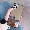 مصممي مرآة الماكياج iPhone Case 12 Fashion Phone Case 11 Pro Max XS Mirrors 7/8plus/6S Cases X Soft