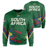 Kadın Hoodies Sweatshirts Fashion County Hayvan Güney Afrika Bayrağı Springbok Harajuku Takip 3dprint Erkekler/Kadınlar Günlük A2