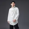 Abbigliamento etnico tradizionale Abito da uomo Tang Top Abito stile orientale Colletto incrociato maschile Costume asiatico retrò Abbigliamento traspirante primavera estate