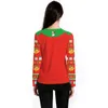 Women's Hoodies Women's & Sweatshirts Fashion Casual Wild Round Collar Santa Printed Long-sleeved Straight Version Of The Bottom