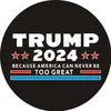 Adesivo per auto Circle Round Trump 2024 Le regole sono cambiate Adesivi per paraurti MAGA Adesivo per finestre Donald President Party Accesrries