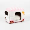 Sweet Car Shaped Pet Dog Cat Bed House Chihuahua Yorkie Small Winter Warm Soft Puppy Sofa Kennel Supplies 220323