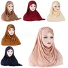 Turban Frauen Milch Faser Weiche Seide mit Pailletten Hijab Headwrap Kopftuch Turban Hut Kappe Kopfbedeckung Haar Schal DE672