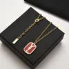 Designer Letter Necklace Pendant For Men Womens Gold Chain Halsband Luxury Fashion Women Jewelry Mens Unisex Chin Halsband 220721410768