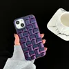 One Piece Fashion Weave Phone Cases for iPhone 14 Pro Max 13 14 Plus 12 11 X XR XS XSMAX 6 7 8 SE CONCHOLOR COVER SHELL