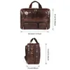 Valigette Borse da uomo in vera pelle di design di lusso Valigetta Business Laptop Document Organizer Tote Handbag Messenger Strap