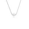 Collier en argent Sterling 925 avec perles, chaîne de clavicule, Style Simple, chaîne courte pour femmes, cadeau pour amour, petite amie